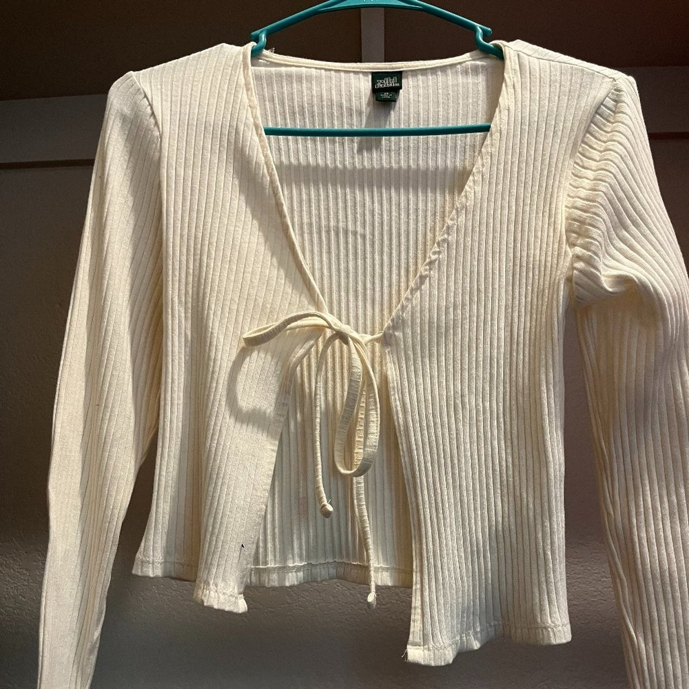 wild fable tie wrap top